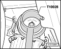 Фиксатор шкива коленвала VAG T10028