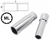 Головка глубокая 11мм-7/16"-Е14 1/2" "ML"