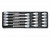 Набор головок-битов TORX T15-T60 1/2" 20 предметов в ложементе