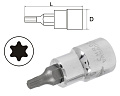 Головка-бита TORX T45 1/2" сатиновая