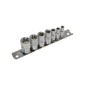 Набор головок TORX E6-E16 (1/4",3/8") 7 предметов на планке