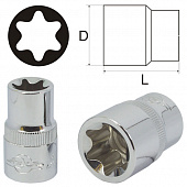 Головка E6 3/8" TORX сатиновая