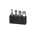 Набор битов шлицевых SL (SL3.5-SL7) 1/4" 4 предмета