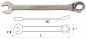 Ключ комбинированный с храповым механизмом 9мм 72 зуб.