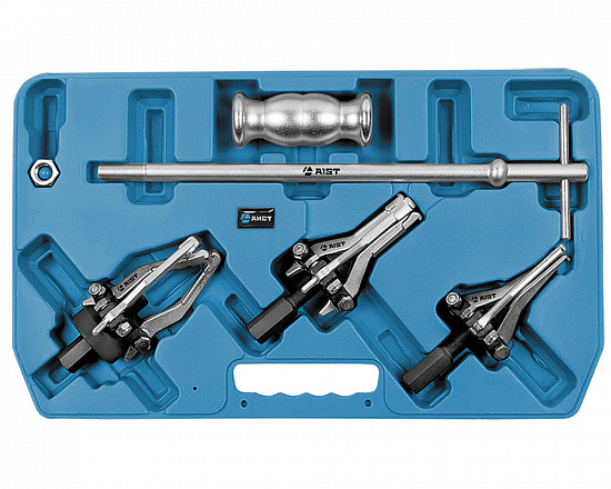Молоток обратный скользящий с набором съемников универсальных 6 пр.
