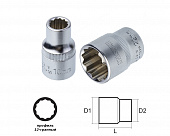 Головка 21мм 1/2" 12-гранная двойное покрытие