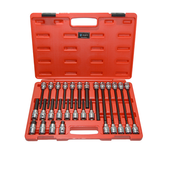 Набор головок-битов HEX H5-H19 1/2" 30 предметов