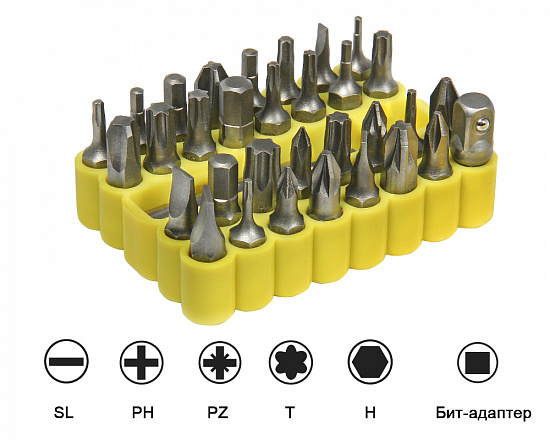 Набор битов 33 предмета