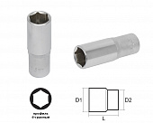 Головка глубокая 16мм 3/8" 6-гранная двойное покрытие