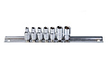 Набор головок TORX E4-E11 (1/4") 7 предметов на планке