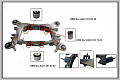 Набор приспособлений для замены салентблоков дифференциала в подрамнике W221
