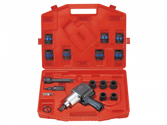 Пневмогайковерт 3/4" 1085Нм с набором головок