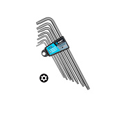 Набор ключей Г-обр. TORX с отверстием под штифт 7 пр.