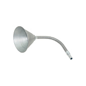 Воронка металлическая с гибким наконечником 370мм