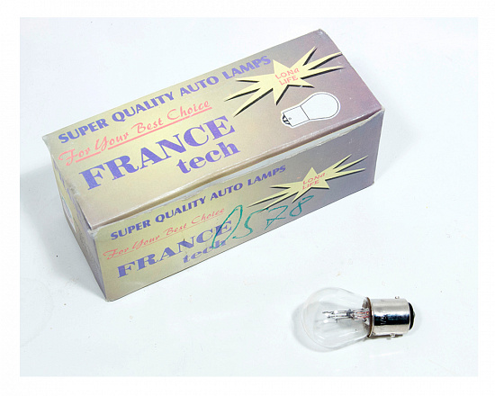 Лампа 12V 21/5W цоколь BAY15D FRANCE tech №1016 (упаковка 10шт.)