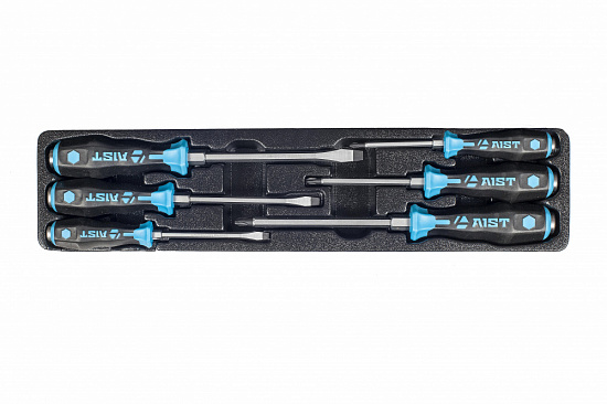 Набор отверток ударных силовых под ключ комбинированный SL и PH 6 предметов в ложементе