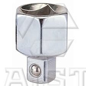 Адаптер 1/2"(F)x3/8"(М), покр. зеркальное