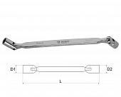 Ключ двусторонний с шарнирными торцевыми головками 6х7мм