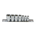 Набор головок TORX E6-E16 (1/4",3/8") 7 предметов на планке