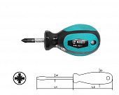 Отвертка крестовая PZ1 25мм