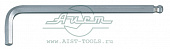 Картинка 113003MR King Tony Ключ Г-обр. шестигранный длинный с шаровидным ноконеч. H3 L=98мм — магазин AIST