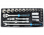 Набор инструмента 25 пр. 8-32мм (1/2") 6-гр. в ложементе