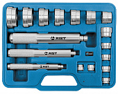 Набор оправок для монтажа колец подшипников и сальников 17 пр.