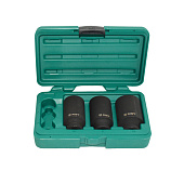 Набор головок глубоких ударных для ступичных гаек 3 пр. 30, 32, 36 мм (1/2") 12-гр.