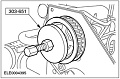 Съемник FORD 303-651 зубчатого колеса(звездочки) распредвала
