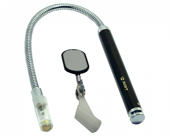 Магнит гибкий 440мм с фонариком и зеркалом 3 в 1 1.6кг