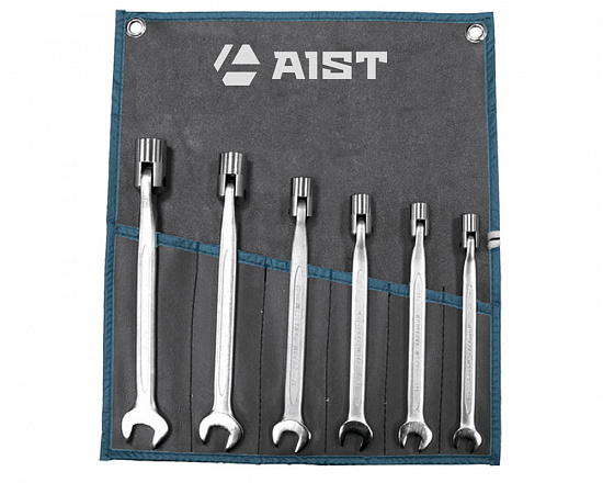 Набор ключей комбинированных с шарнир. торцевыми головками 6 пр.