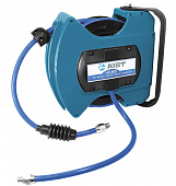 Шланг воздушный на катушке 6.5х10.0мм 12м с резьбовым соединением 1/4"