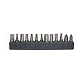 Набор битов шлицевых SL, крестовых PH, шестигранных HEX и TORX 1/4" 13 предметов