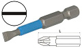 Бит шлицевой 6.5мм 1/4" для шуруповерта 10 шт.