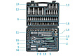 Набор инструментов 94 пр. 4-32мм (1/4", 1/2") 6-гр