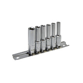 Набор головок глубоких TORX E4-E10 (1/4") 6 предметов на планке