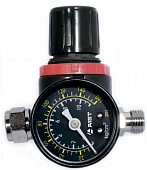 Картинка 91033152 AIST Регулятор давления 1/4" воздуха с манометром для краскопульта — магазин AIST