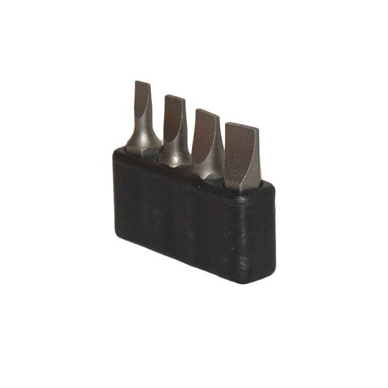 Набор битов шлицевых SL (SL3.5-SL7) 1/4" 4 предмета