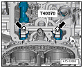 Фиксаторы распредвалов VAG T40070 для 2.4/2.5/3.2/4.2/5.2 FSI