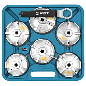 Набор съемников масляных фильтров "чашек" 100-110мм 7 пр.