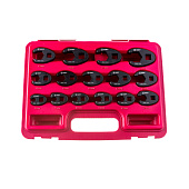 Набор ключей насадок разрезных "воронья лапа" 8-24мм 15 пр.